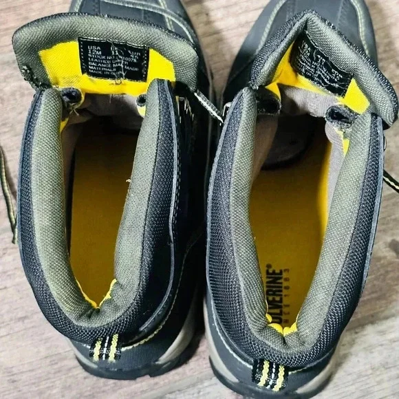 Men's Wolverine Bucklin 6” W10075 Black Waterproof Composite Toe Boots! Size 12M - Picture 7 of 8